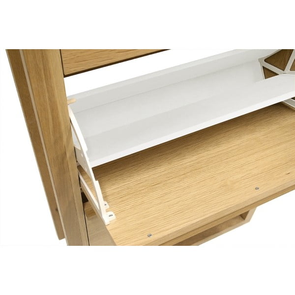 Výklopný botník v dekoru dubu v přírodní barvě NewEst – Woodman-image-3