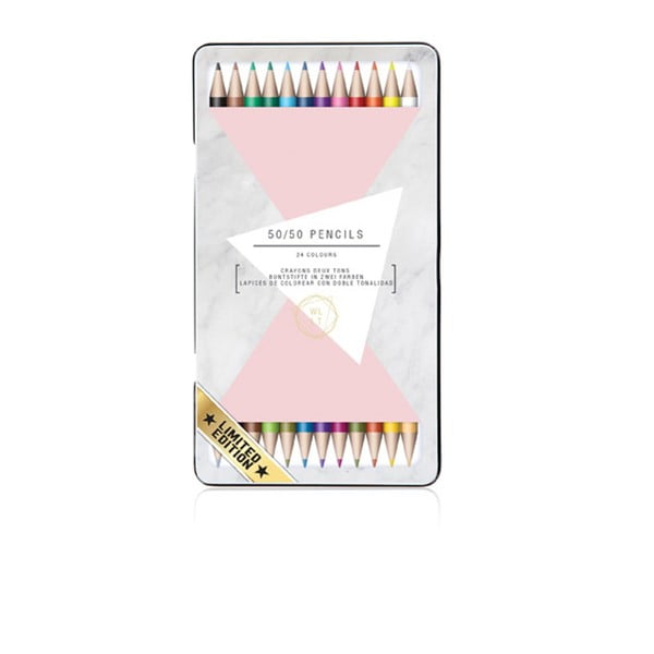 Sada 12 dvoubarevných pastelek npw™ Crayons