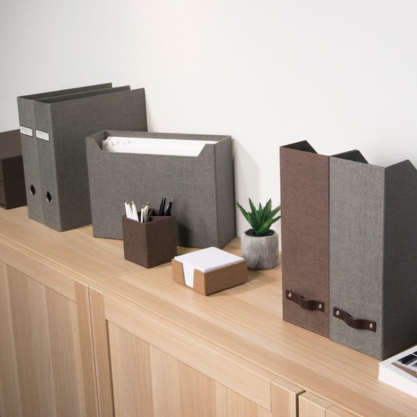 Tmavě šedý šanon na časopisy a dokumenty Bigso-image-1