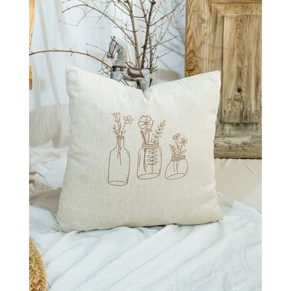 Povlak na polštář s příměsí bavlny 45x45 cm – Mila Home-image-2