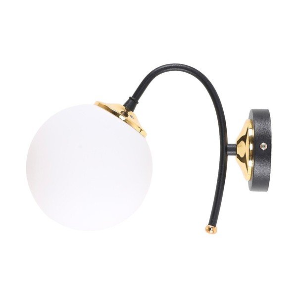 Černo-bílé nástěnné svítidlo ø 15 cm Yoyo – Squid Lighting