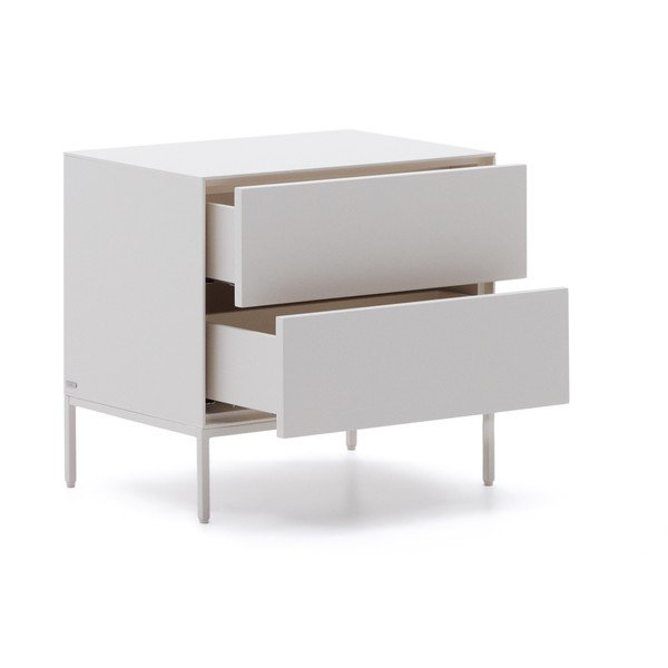 Bílý noční stolek Vedrana – Kave Home-image-4