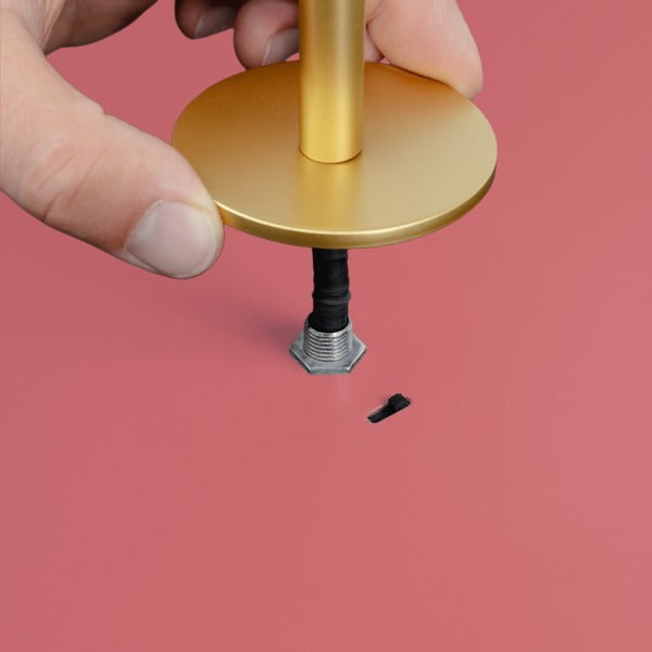 Růžové kovové LED stmívatelné závěsné svítidlo s kovovým stínidlem ø 31 cm Asteria Plus – UMAGE-image-1