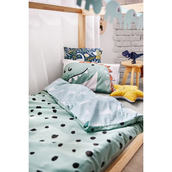 Bavlněné dětské povlečení na jednolůžko 140x200 cm Dino – Bonami Selection-image-3