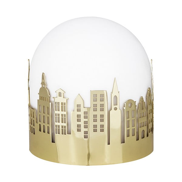 Stolní lampa v barvě mosazi Globen Lighting Smallvile, ø 13 cm