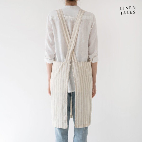 Lněná zástěra Crossback – Linen Tales-image-2
