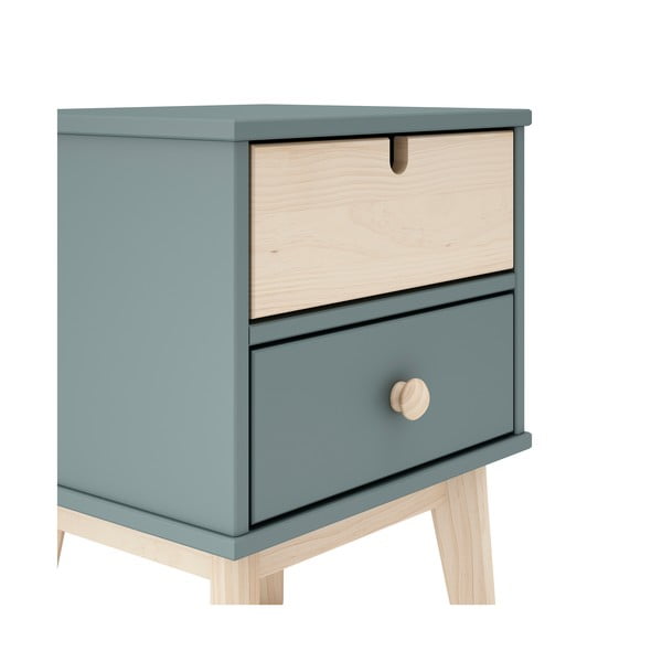 Dětský noční stolek šedozelený Estefania – Marckeric-image-4