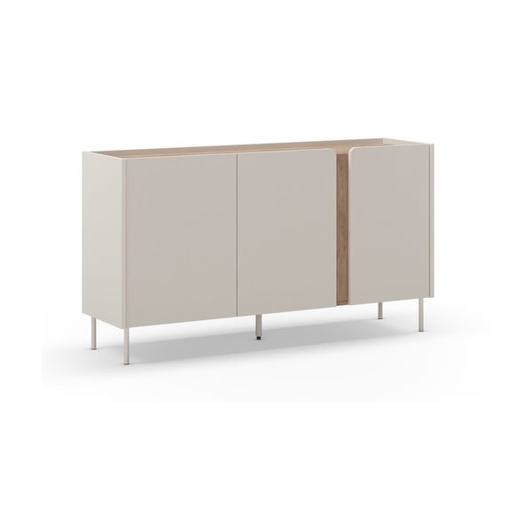 Komoda v dekoru dubu v krémovo-přírodní barvě 150x82,5x40,5 cm Lucile – Marckeric-image-2