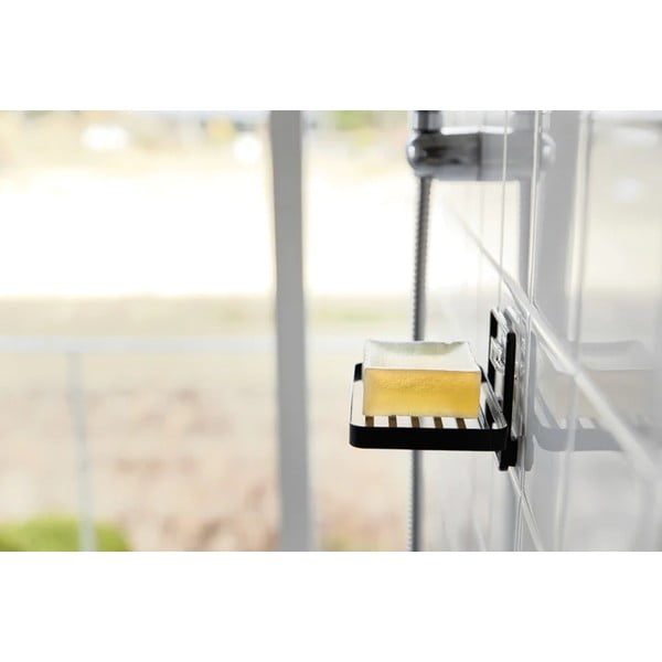 Černá samodržící kovová mýdlenka Film Hook – YAMAZAKI-image-3