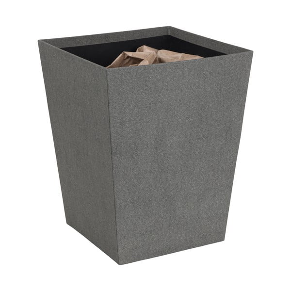 Šedý odpadkový koš Sofia Canvas Paper Laminate – Bigso-image-4