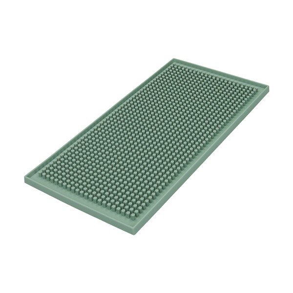 Šalvějově zelená silikonová odkapávací podložka na nádobí 30x15 cm – Brandani