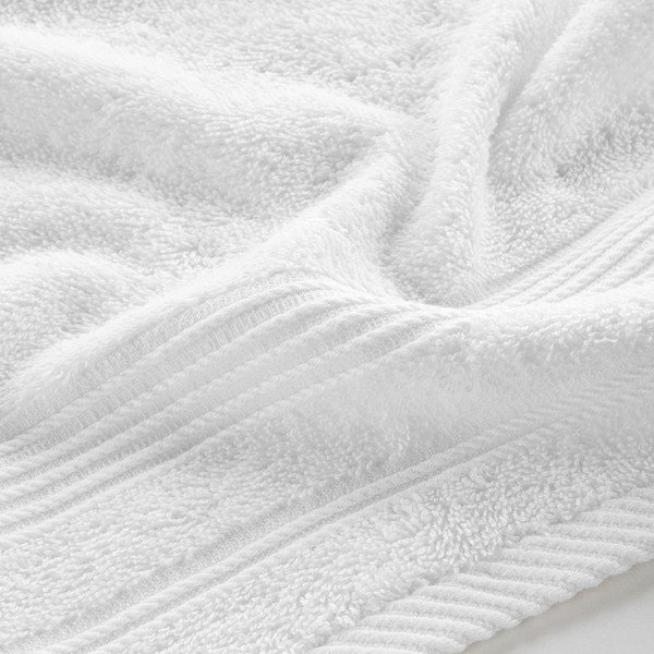 Bílý froté bavlněný ručník 30x50 cm Tendresse – douceur d'intérieur-image-2