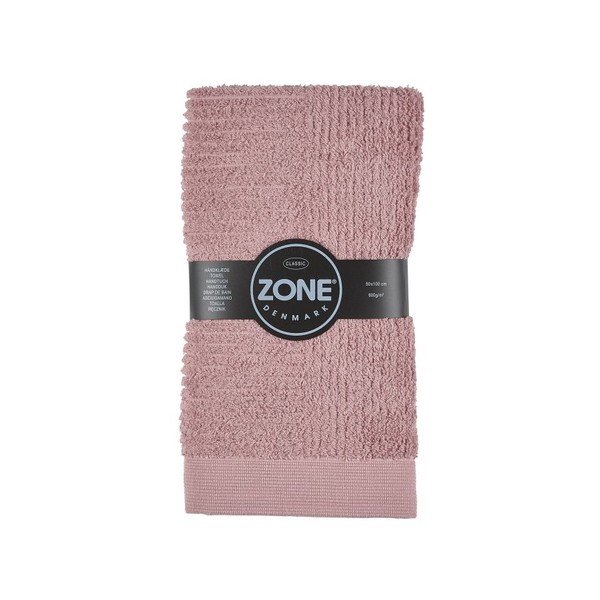 Růžový ručník Zone Classic, 50 x 100 cm-image-1