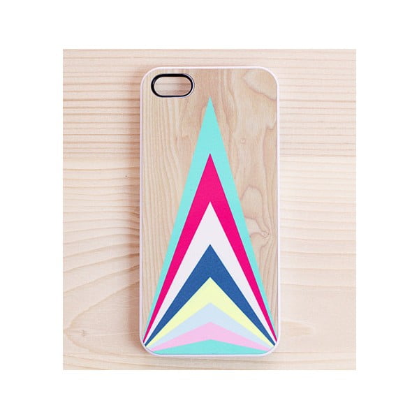 Obal na iPhone 5, Colourful Upward Triangles