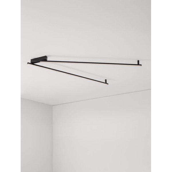 Matně černé hliníkové LED stmívatelné stropní svítidlo 4x309 cm Briana – Nova Luce-image-2