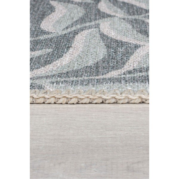 Světle zelený pratelný koberec s příměsí recyklovaných vláken 120x170 cm Wallace – Flair Rugs-image-4