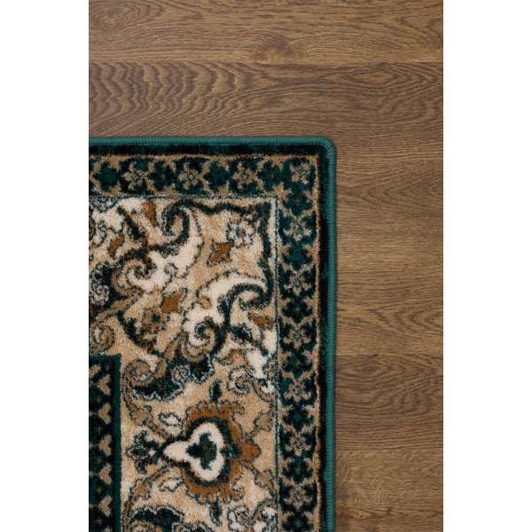 Zelený vlněný koberec 160x240 cm Lauren – Agnella-image-3