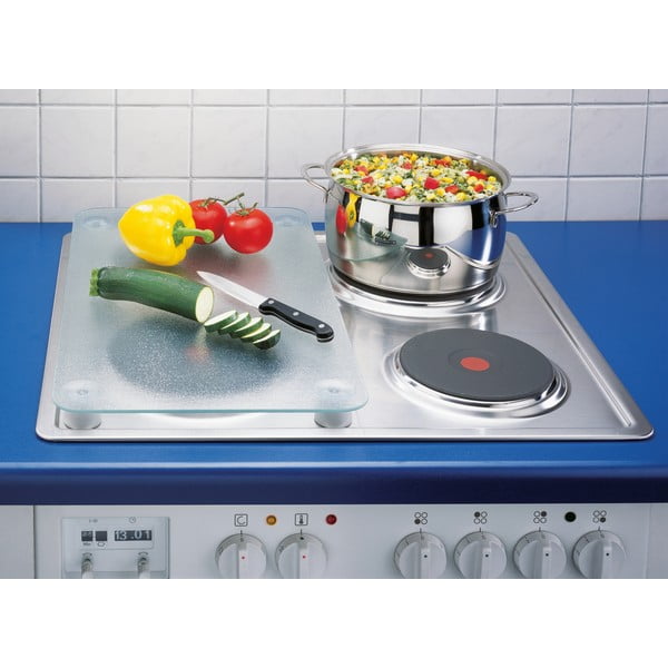 Sada 2 skleněných krytů na sporák Wenko Transparent-image-2