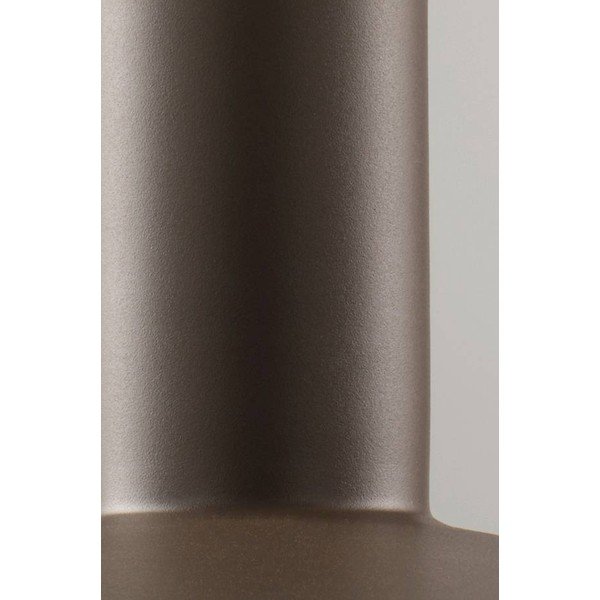 Hnědé hliníkové stmívatelné závěsné svítidlo ø 25 cm Evan – Jotex-image-3