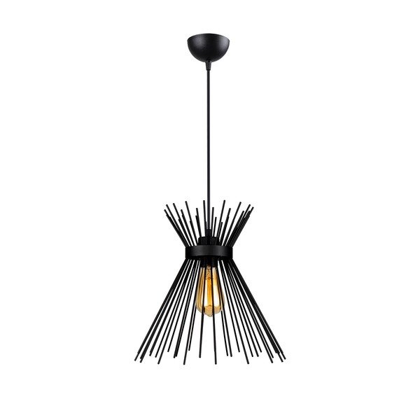 Černé kovové závěsné svítidlo Izmir – Squid Lighting
