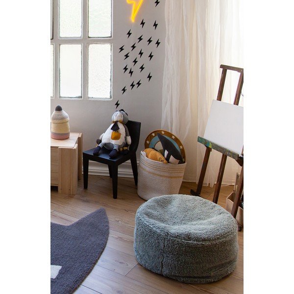 Modrý taburet Chill Vintage Blue – Lorena Canals-image-1