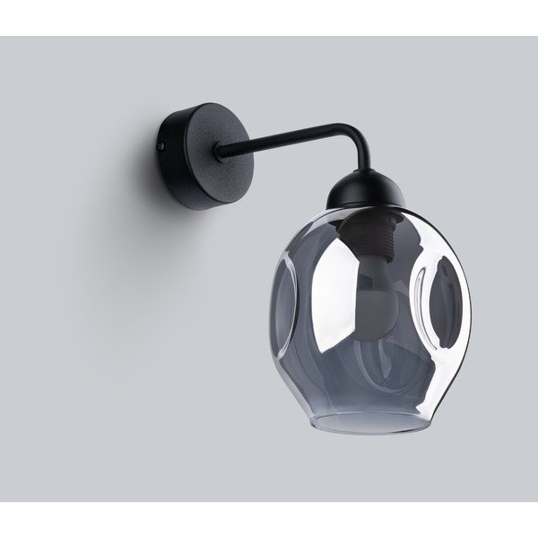 Černé nástěnné svítidlo ø 25 cm Garten – Sollux-image-3