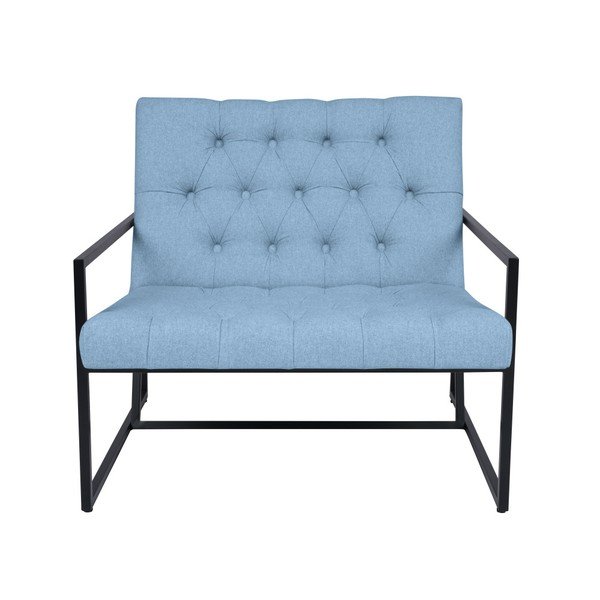 Světle modré křeslo Mazzini Sofas Aster-image-3