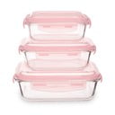 Skleněné dózy na potraviny 3 ks Freska – Premier Housewares