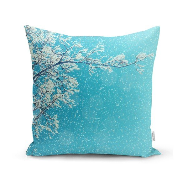 Sada 4 dekorativních povlaků na polštáře Minimalist Cushion Covers Winter Flowers, 45 x 45 cm-image-2