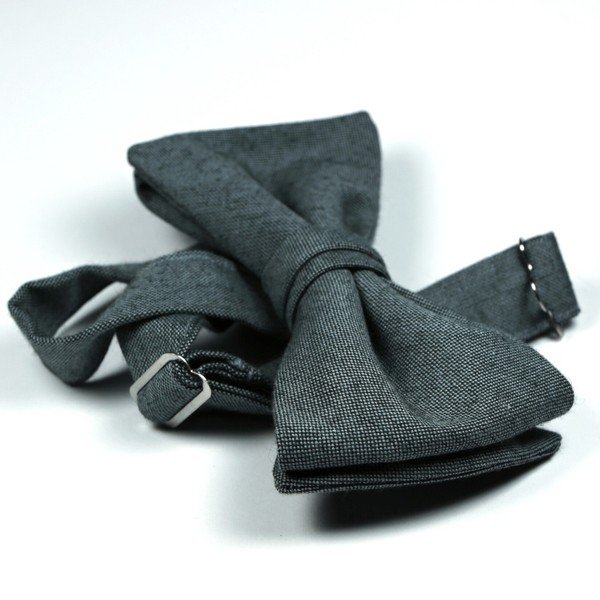 Předvázaný motýlek Chambray-image-1
