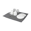 Šedá absorpční podložka na umyté nadobí Wenko Miko