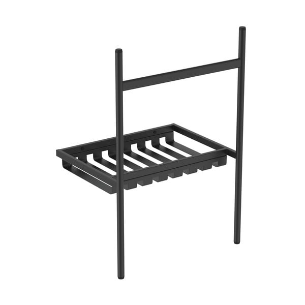 Černý kovový podstavec pod umyvadlo 56x84 cm Conca – Ideal Standard