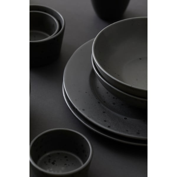 Černá mísa z kameniny ø 20 cm Stentøj - Bitz-image-3