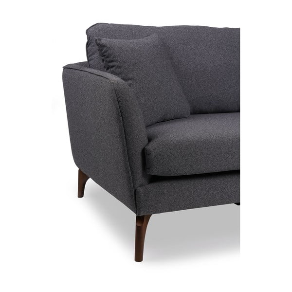 Tmavě šedá pohovka Ndesign Giza, šířka 220 cm-image-3