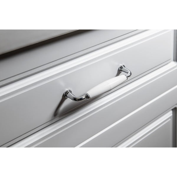 Bílá koupelnová skříňka 40x184 cm Favolo – Sapho-image-3