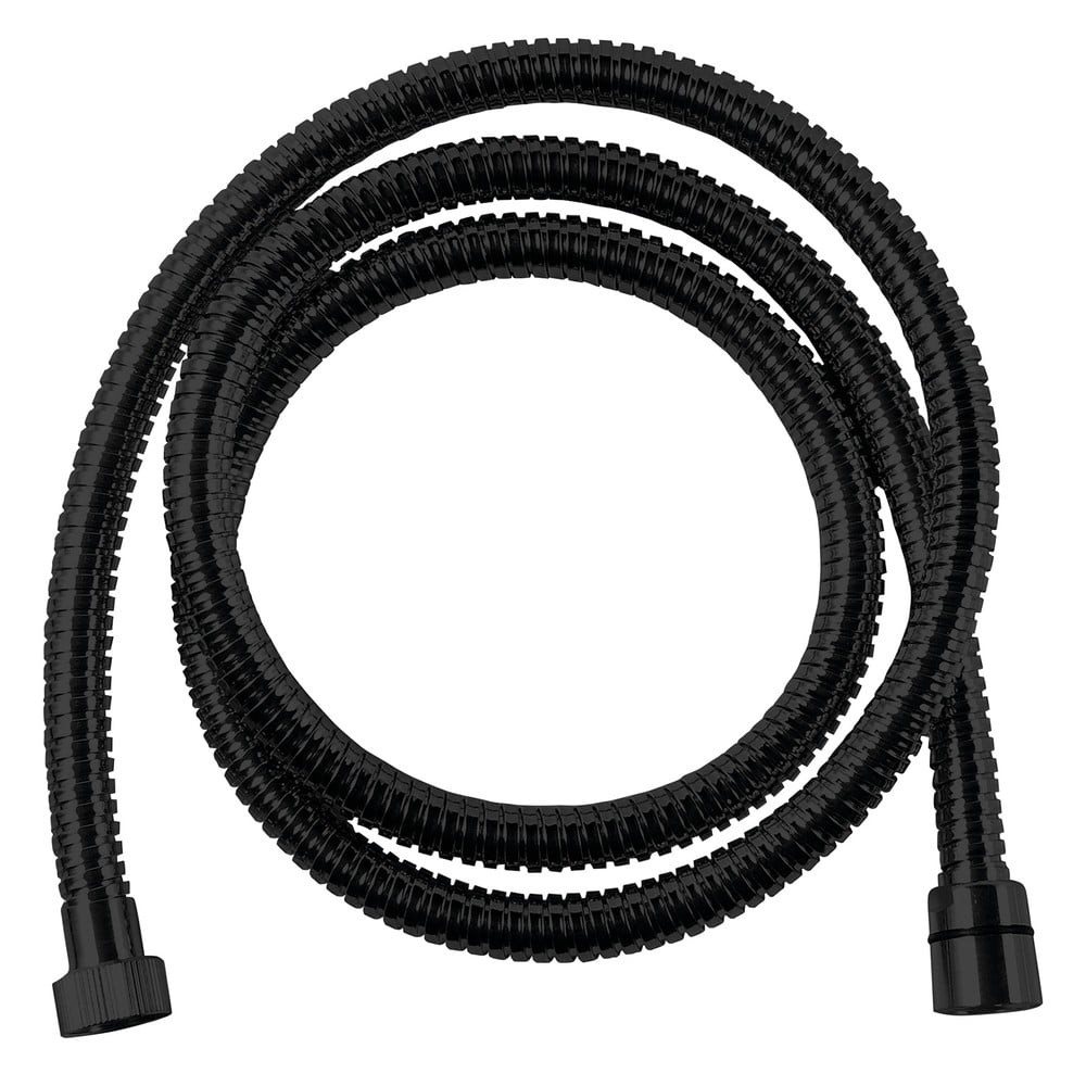 Matně černá sprchová hadice z nerezové oceli Powerflex – Sapho