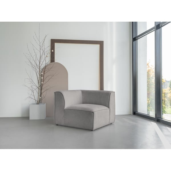 Světle šedý modul pohovky Flex Felix – Miuform-image-1