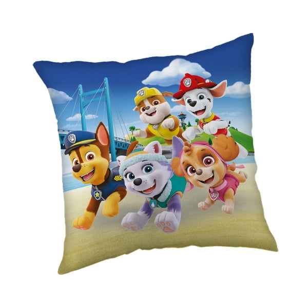 Dětský polštářek 40x40 cm Paw Patrol "Bridge" – Jerry Fabrics