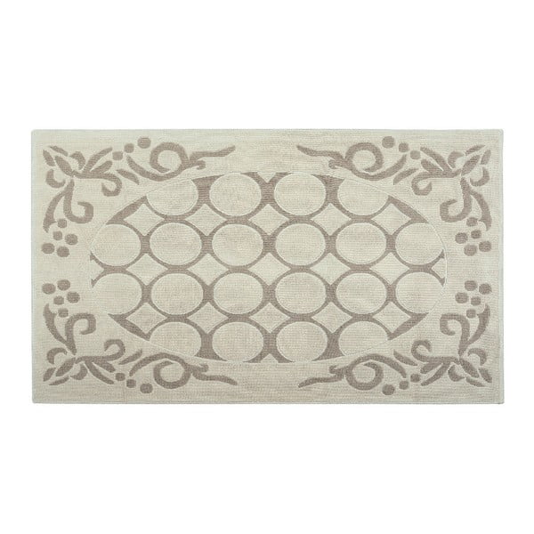 Bavlněný koberec Mirao 80x300 cm, krémový