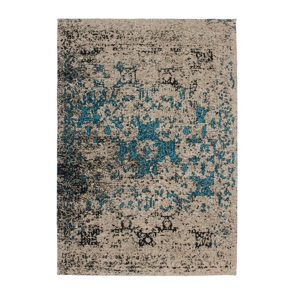 Béžovo-modrý koberec Kayoom Autumn Beige, 80 x 150 cm
