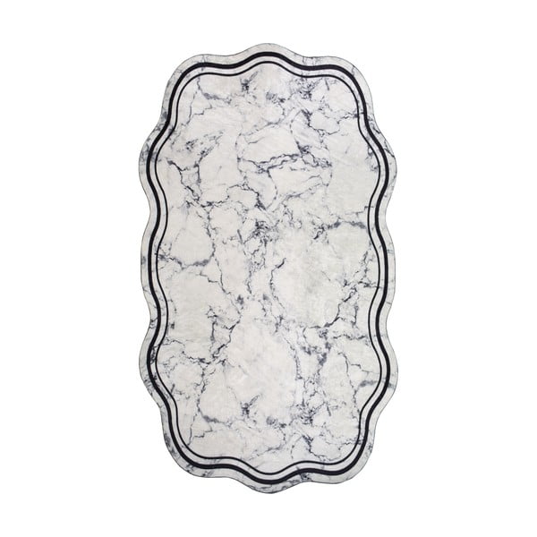 Bílý/šedý koberec 180x120 cm - Vitaus