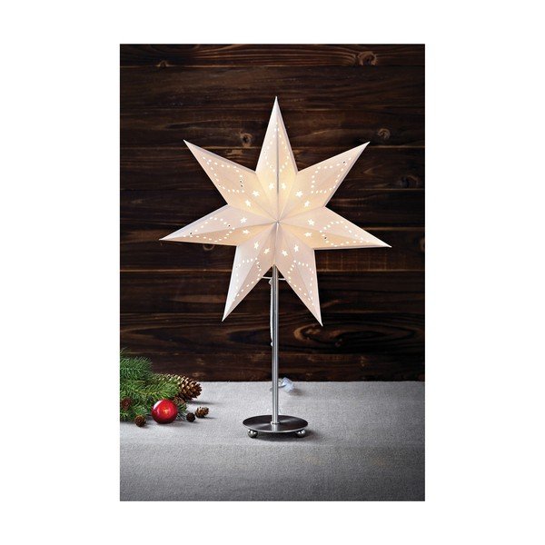 Bílá světelná dekorace Markslöjd Saturnus, výška 52 cm-image-1