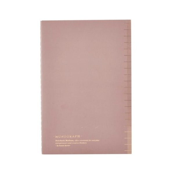 Růžový zápisník Monograph Soft