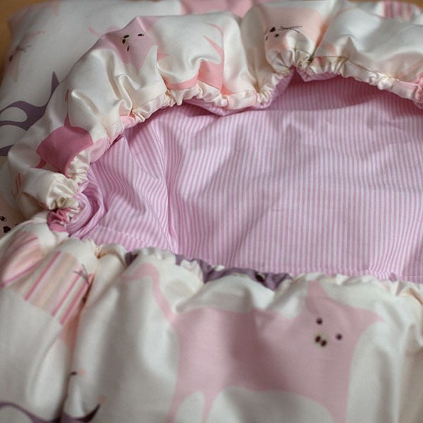 Dětský spací pytel Bartex Design Růžová zvířátka, 70 x 200 cm-image-2