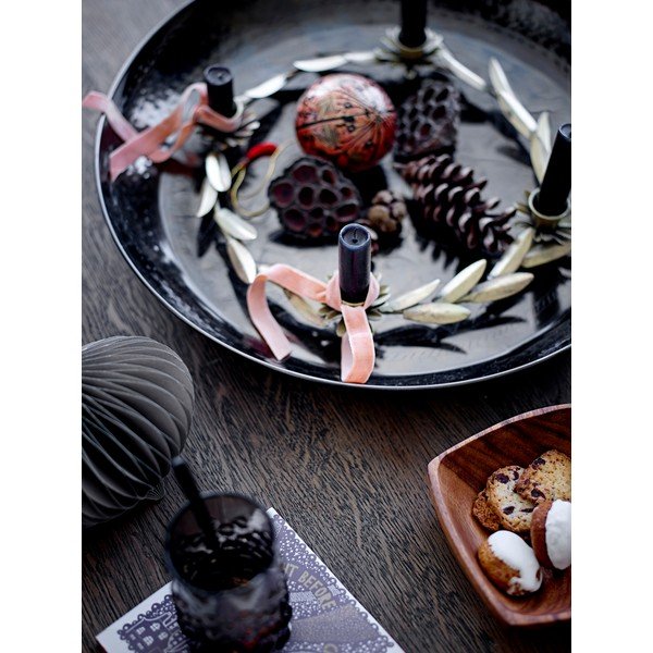 Kovový adventní svícen s vánočním motivem Leonetta – Bloomingville-image-1