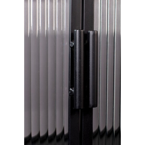 Černá kovová vitrína 60x90 cm Boli – Dutchbone-image-3