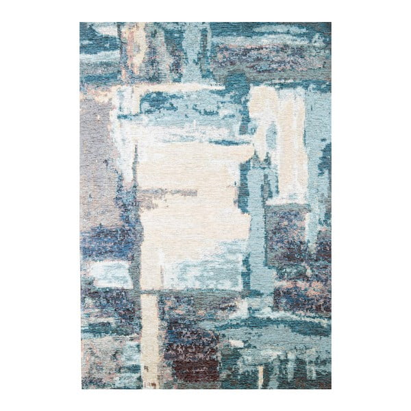 Modrý koberec Eco Rugs Leonore, 135 x 200 cm