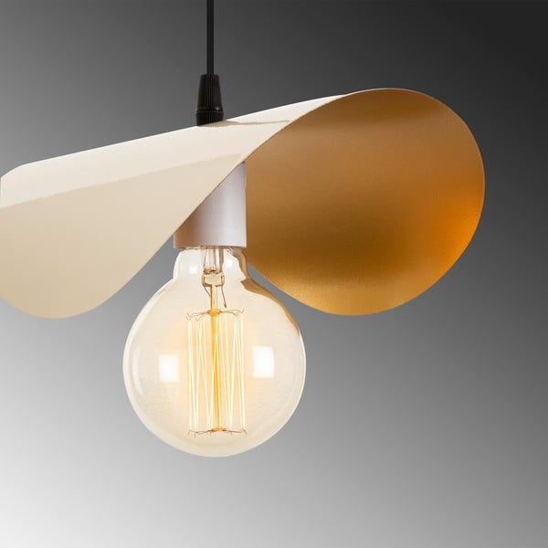 Závěsné svítidlo v bílo-zlaté barvě Sivani – Opviq lights-image-4