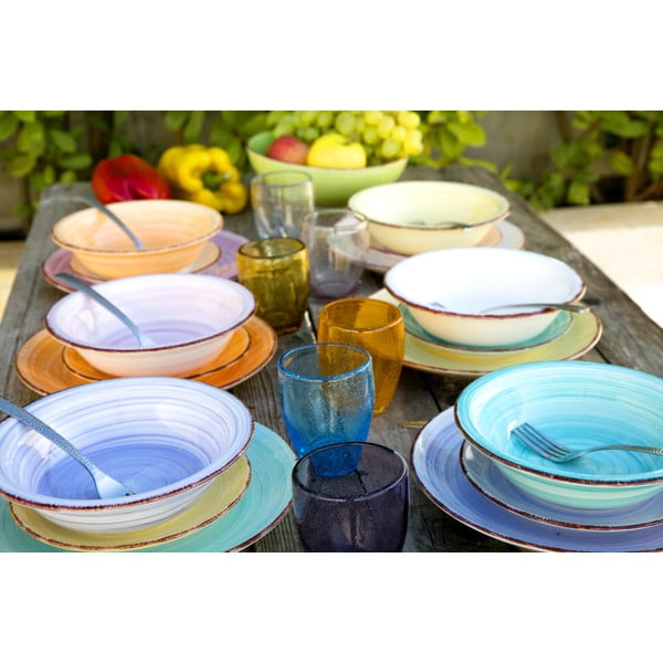 18dílná sada nádobí z kameniny Villa d'Este Acquerello-image-1