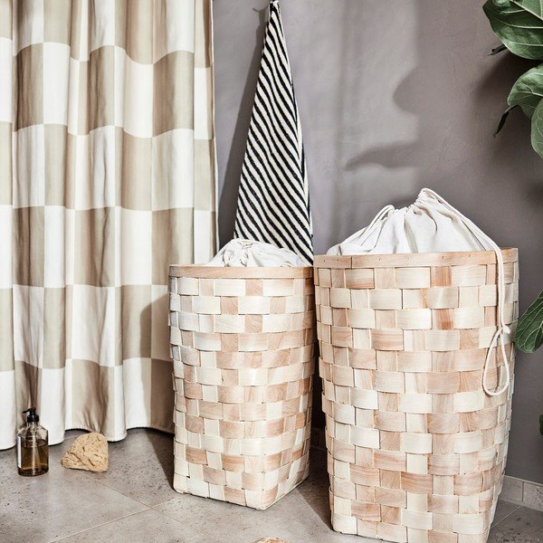 Nástěnný držák na ručníky z nerezové oceli v mosazné barvě Pieni – OYOY Living Design-image-1